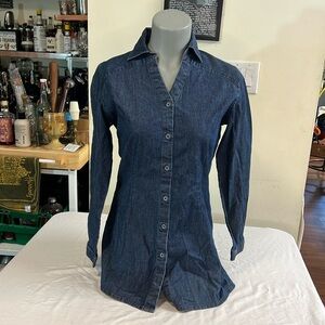 Woolrich Denim Buttondown Blouse in Size XS